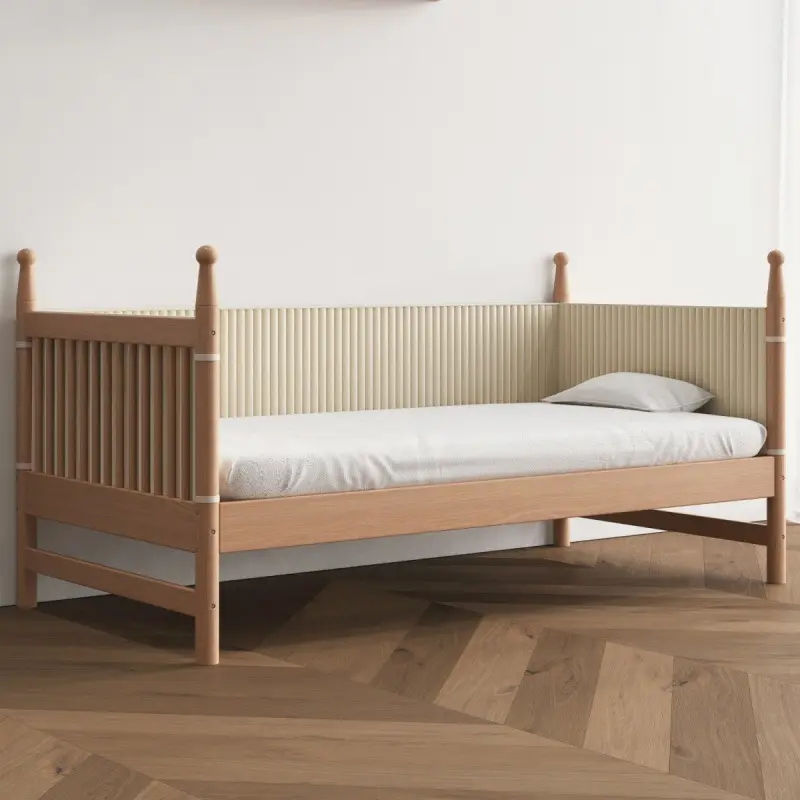 Bedroom Furniture Solid Wood Luxury Splicing Bed for Children