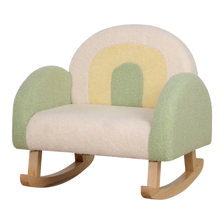 Children Room Rocking Chair Rainbow