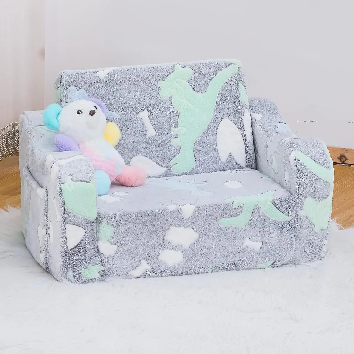 Children's or Kids Comfortable Extendable Home Sofa